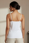 Zivame Knit Cotton Camisole - Bright White — thumbnail 3